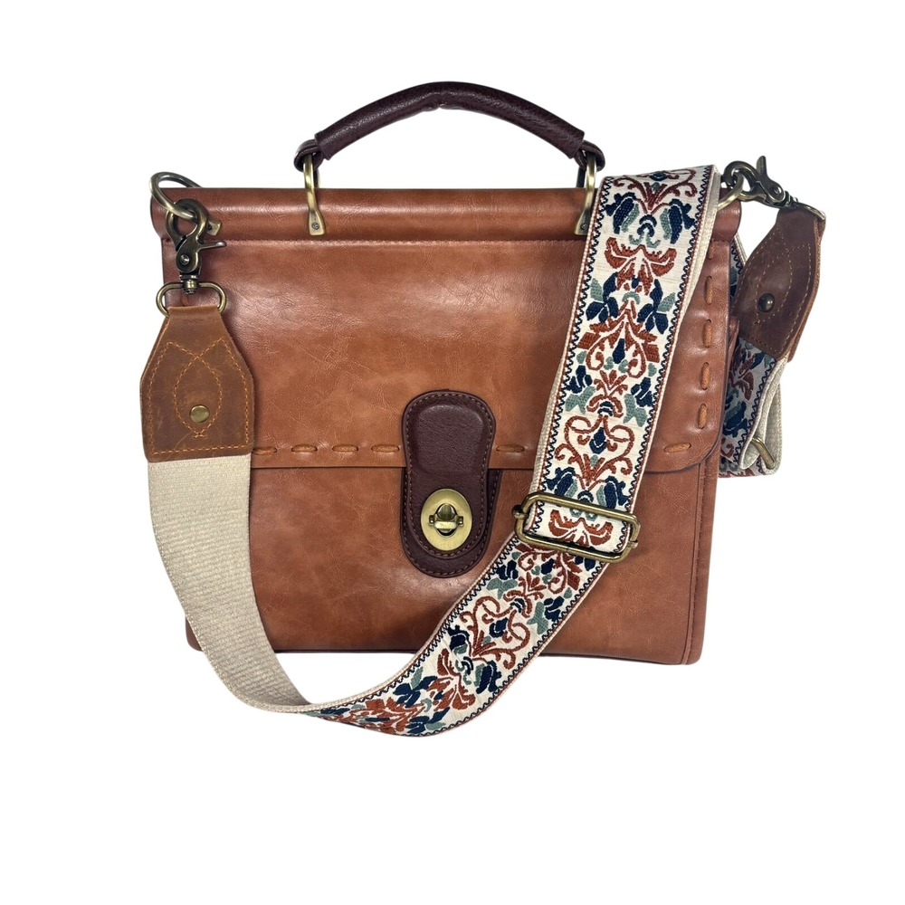 Leather Handbag Crossbody‎ Purse Satchel Scandi Equestrian Boho